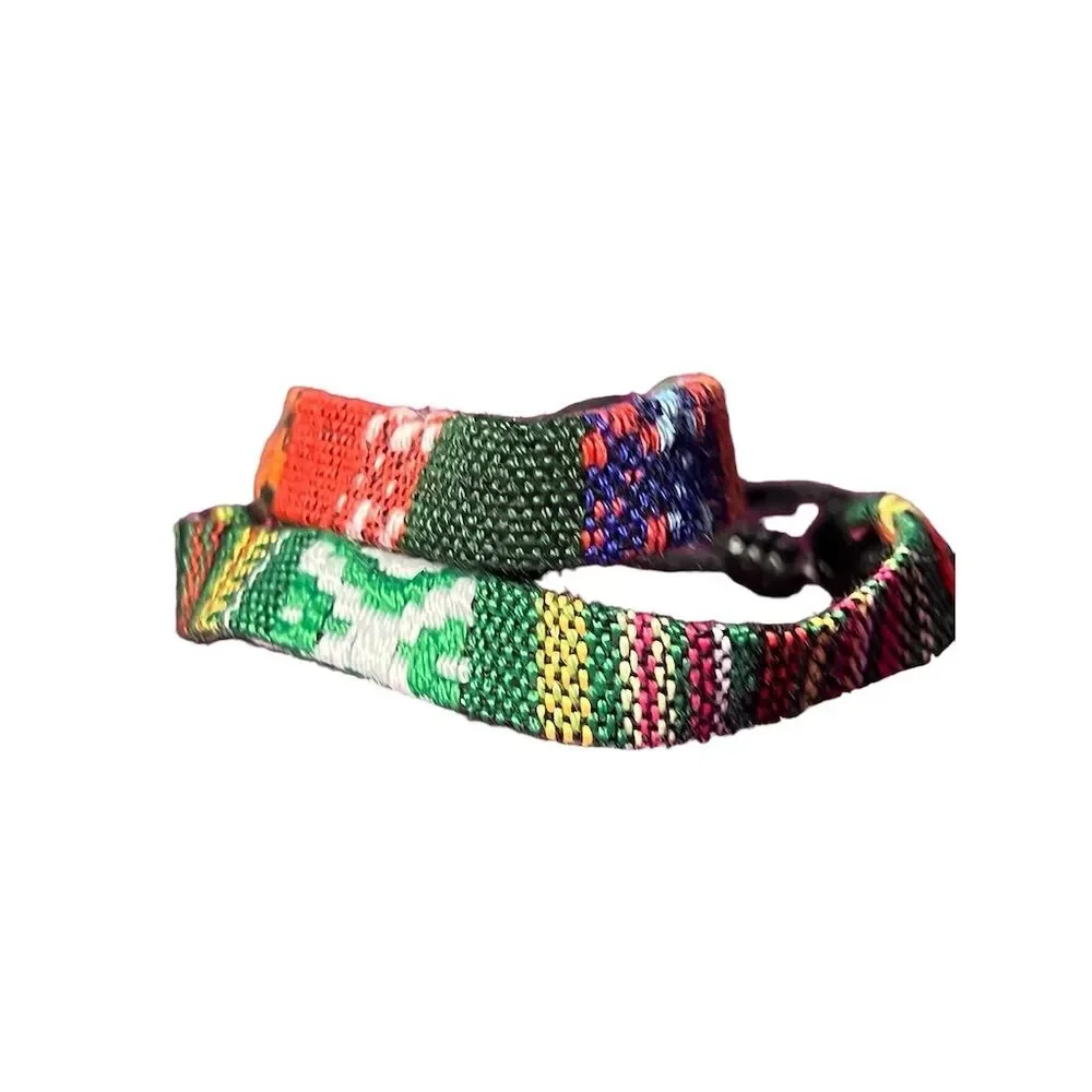 Bohemian Woven Bracelet Adjustable Multicolor Unisex - Picture 4 of 7